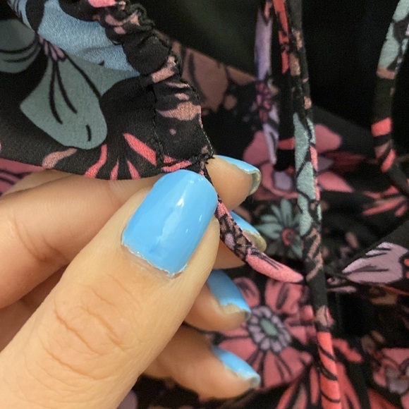 Revolve Majorelle Olivia Midi Dress in Dancing Valley Black L - Picture 7 of 7